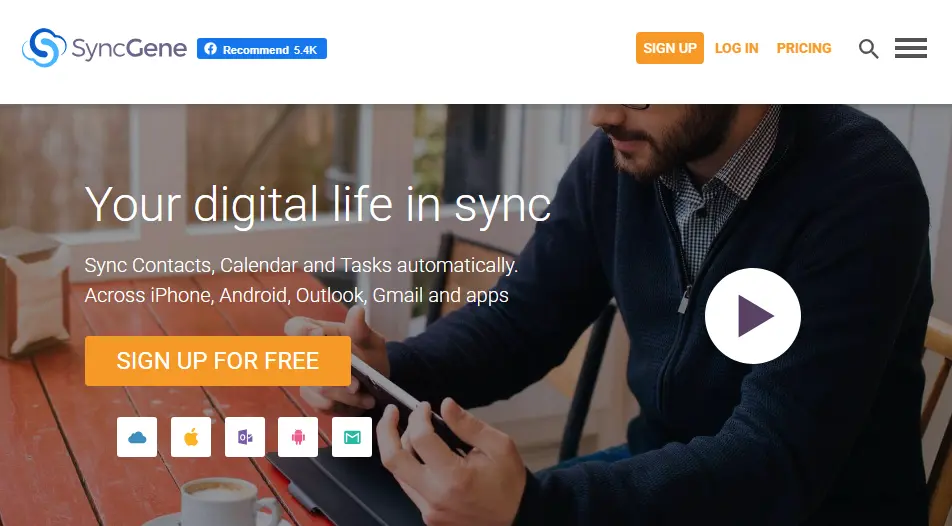 What is SyncGene — overview of the synchronization service for contacts, calendars and tasks